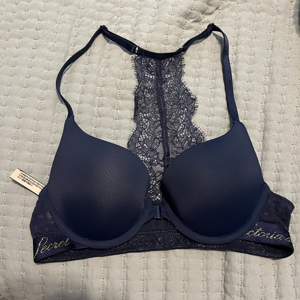 Victoria's Secret Midnight Blue Lace Bra
